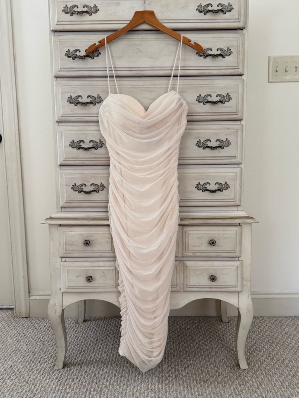 Windsor Cream Fairy Ruched Dress